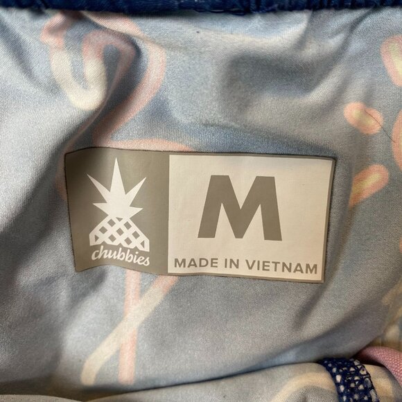 Chubbies Mens Swim Trunks Medium Blue Swimwear Beach Summer Pull On Casual - Picture 5 of 9